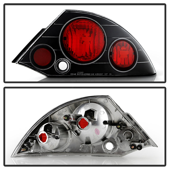 Spyder Mitsubishi Eclipse 00-02 Euro Style Tail Lights Black ALT-YD-ME00-BK 5006288