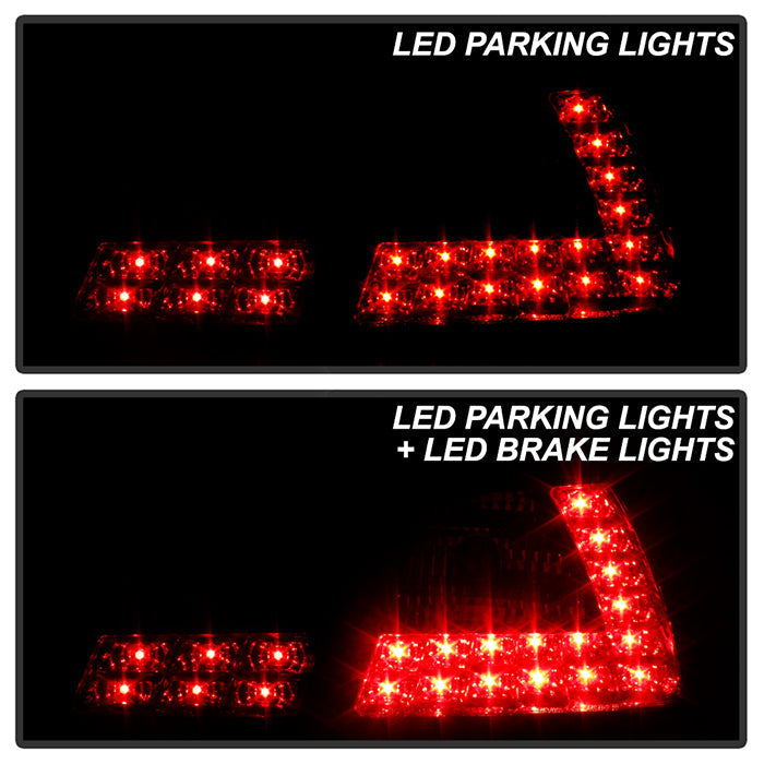Spyder Mitsubishi Lancer/Evolution X 08-14 LED Tail Lights Blk ALT-YD-MITEVO1008-LED-BK 5030375