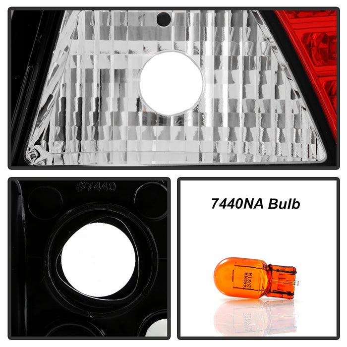 Spyder Mitsubishi Lancer/Evolution X 08-14 LED Tail Lights Blk ALT-YD-MITEVO1008-LED-BK 5030375