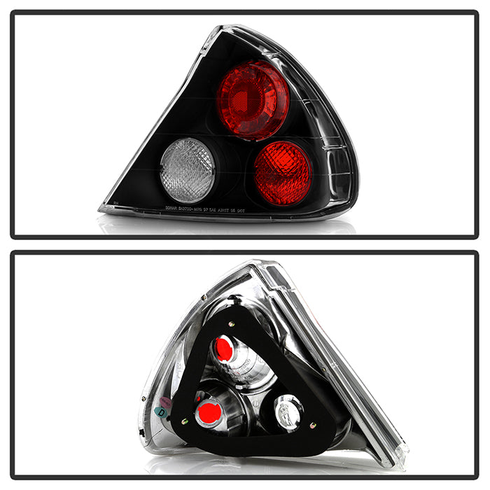 Spyder Mitsubishi Mirage 99-02 2/4Dr Euro Style Tail Lights Black ALT-YD-ML99-BK 5006493