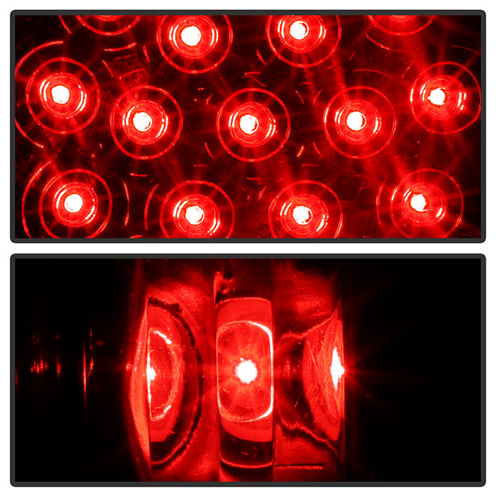 Spyder Nissan 350Z 03-05 LED Tail Lights Black ALT-YD-N350Z02-LED-BK 5006714