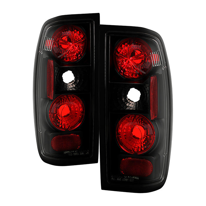 Spyder Nissan Frontier 98-00 Euro Style Tail Lights Black ALT-YD-NF98-BK 5006837