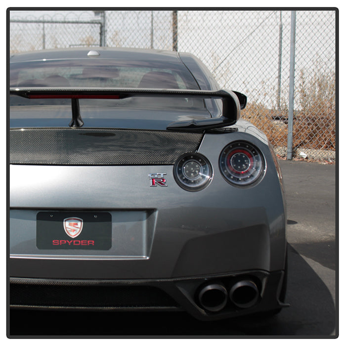 Spyder 09-15 Nissan GTR LED Tail Lights Black ALT-YD-NGTR09-LED-BK 5083265