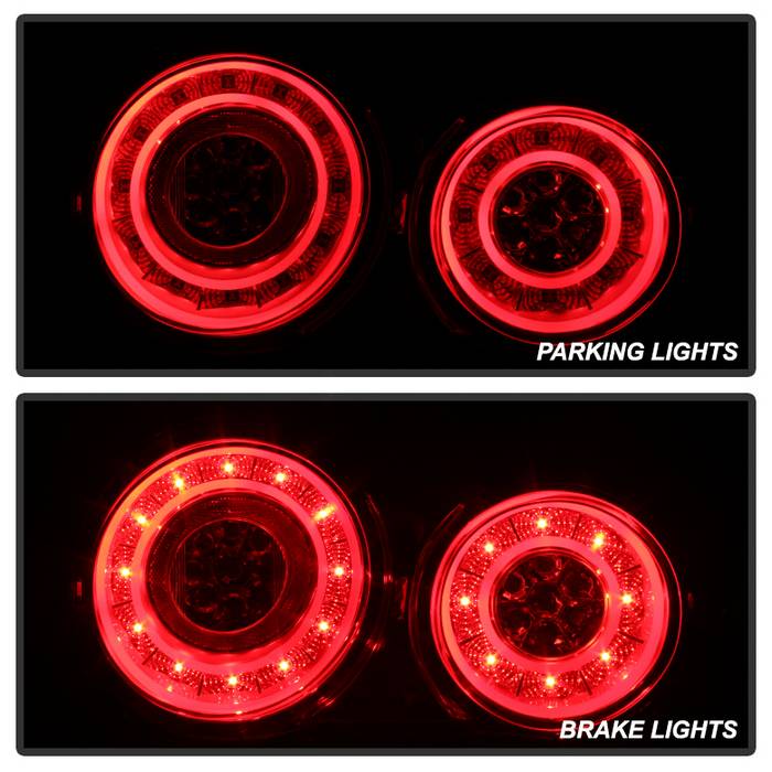 Spyder 09-15 Nissan GTR LED Tail Lights Red Clear ALT-YD-NGTR09-LED-RC 5082008