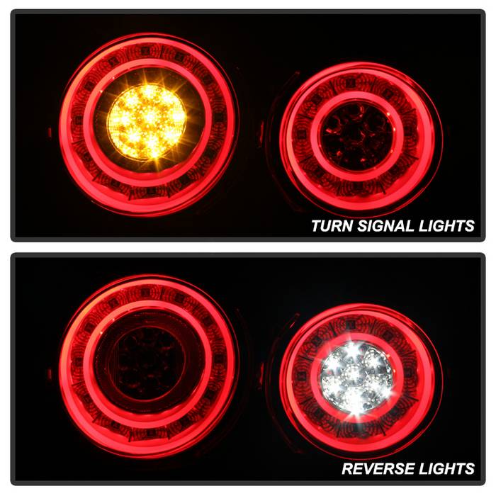 Spyder 09-15 Nissan GTR LED Tail Lights Red Clear ALT-YD-NGTR09-LED-RC 5082008