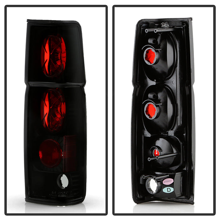 Spyder Nissan Hardbody 86-97 Euro Style Tail Lights Black Smoke ALT-YD-NH86-BSM 5078216