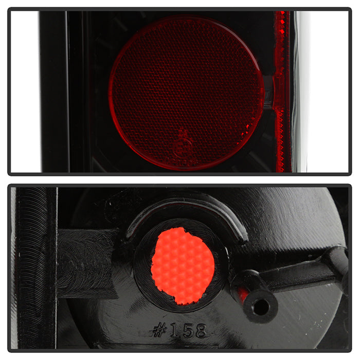Spyder Nissan Hardbody 86-97 Euro Style Tail Lights Black Smoke ALT-YD-NH86-BSM 5078216
