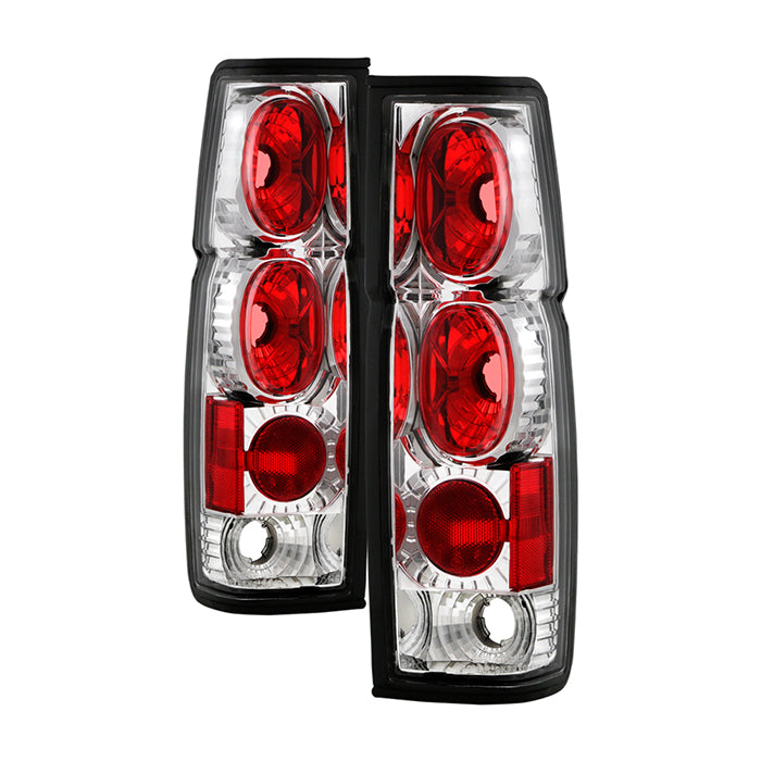 Spyder Nissan Hardbody 86-97 Euro Style Tail Lights Chrome ALT-YD-NH86-C 5006882