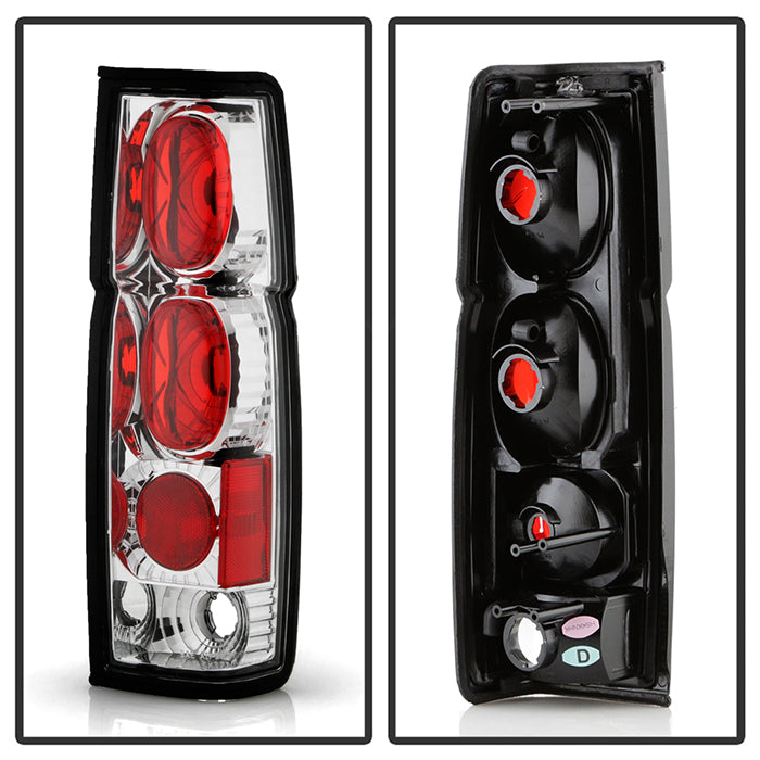 Spyder Nissan Hardbody 86-97 Euro Style Tail Lights Chrome ALT-YD-NH86-C 5006882