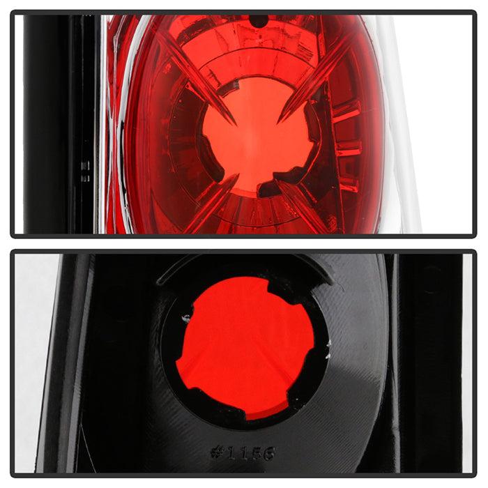 Spyder Nissan Hardbody 86-97 Euro Style Tail Lights Chrome ALT-YD-NH86-C 5006882