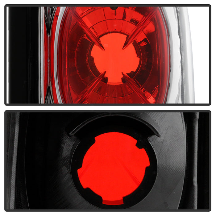 Spyder Nissan Hardbody 86-97 Euro Style Tail Lights Chrome ALT-YD-NH86-C 5006882