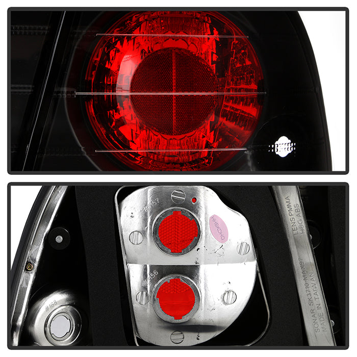 Spyder Nissan Maxima 97-99 Euro Style Tail Lights Black ALT-YD-NM97-BK 5006950