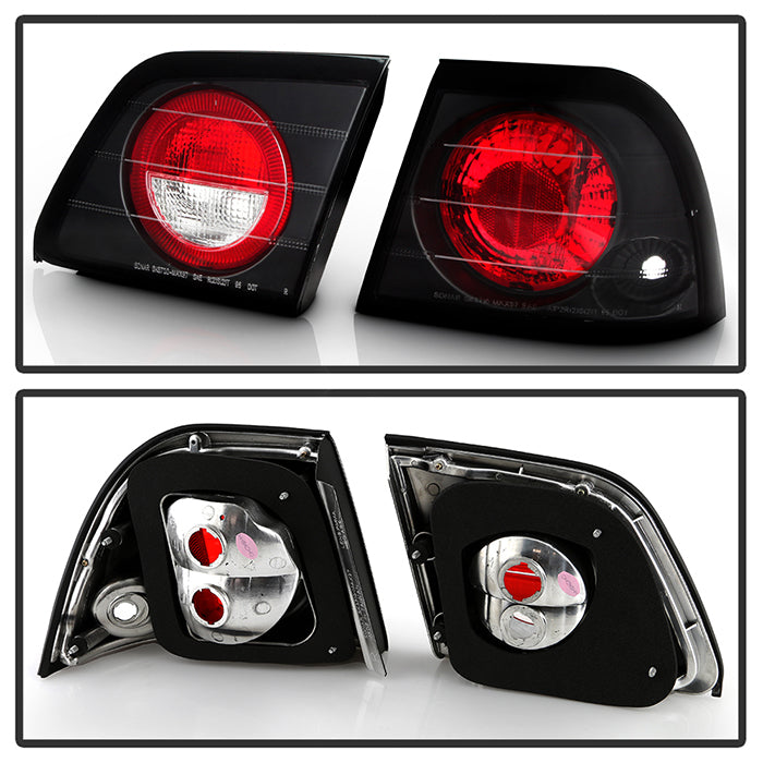 Spyder Nissan Maxima 97-99 Euro Style Tail Lights Black ALT-YD-NM97-BK 5006950