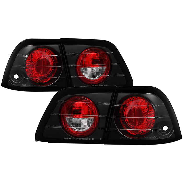 Spyder Nissan Maxima 97-99 Euro Style Tail Lights Black ALT-YD-NM97-BK 5006950