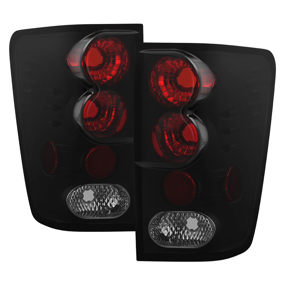 Spyder Nissan Titan 04-14 Euro Style Tail Lights Black Smoke ALT-YD-NTI04-BSM 5078223