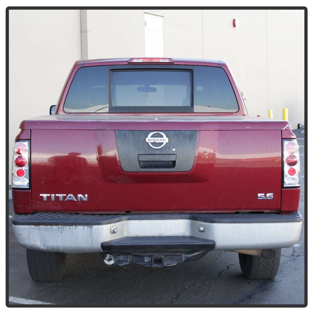 Spyder Nissan Titan 04-14 Euro Style Tail Lights Chrome ALT-YD-NTI04-C 5007032