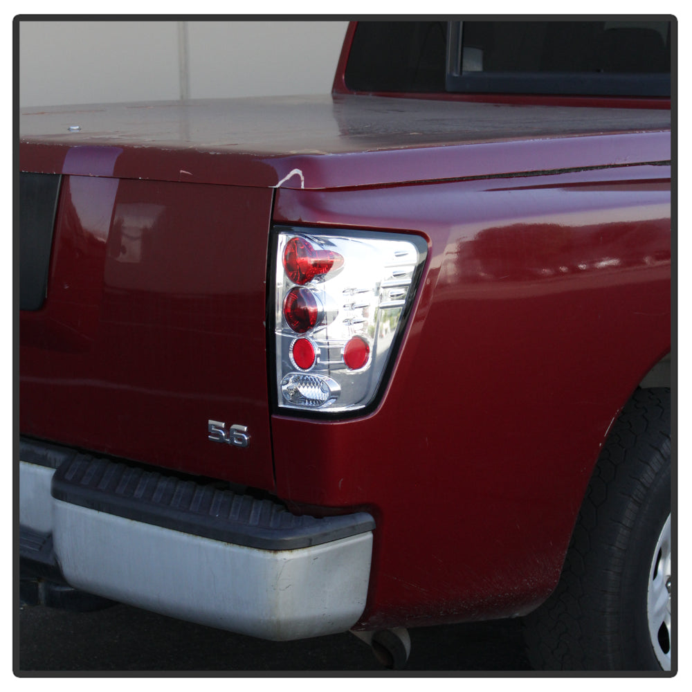 Spyder Nissan Titan 04-14 Euro Style Tail Lights Chrome ALT-YD-NTI04-C 5007032