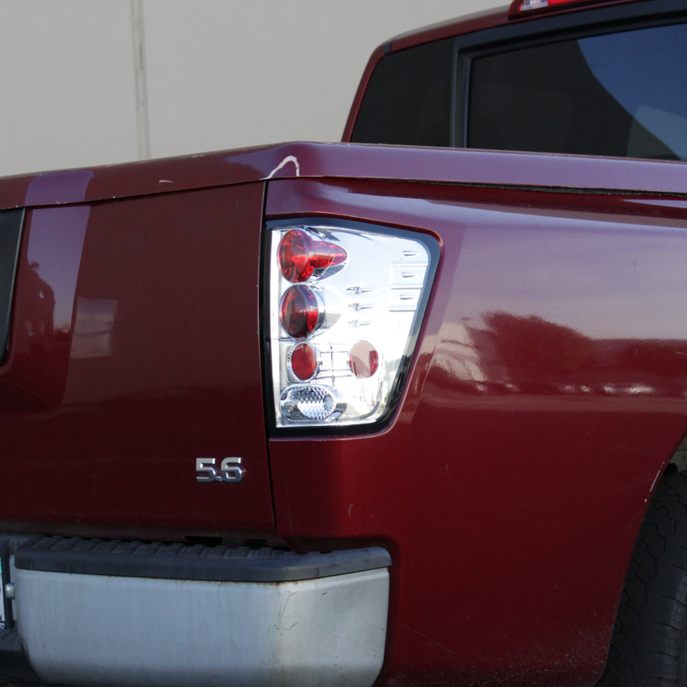 Spyder Nissan Titan 04-14 Euro Style Tail Lights Chrome ALT-YD-NTI04-C 5007032