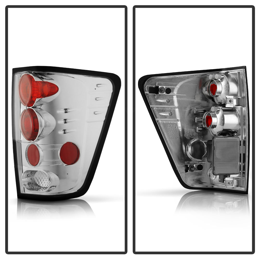 Spyder Nissan Titan 04-14 Euro Style Tail Lights Chrome ALT-YD-NTI04-C 5007032