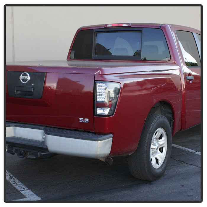 Spyder Nissan Titan 04-14 LED Tail Lights Black ALT-YD-NTI04-LED-BK 5070067