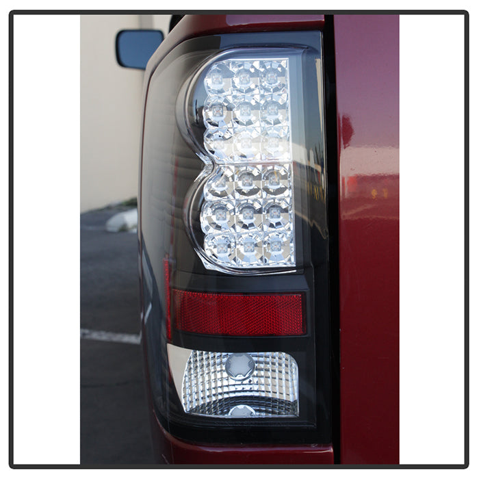 Spyder Nissan Titan 04-14 LED Tail Lights Black ALT-YD-NTI04-LED-BK 5070067