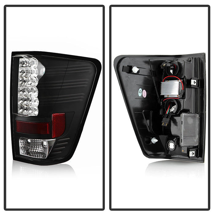 Spyder Nissan Titan 04-14 LED Tail Lights Black ALT-YD-NTI04-LED-BK 5070067