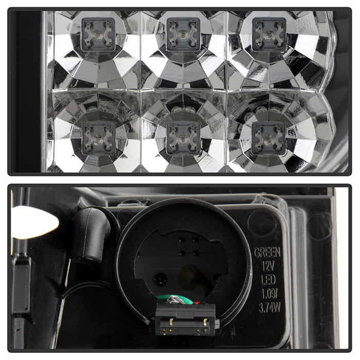 Spyder Nissan Titan 04-14 LED Tail Lights Black ALT-YD-NTI04-LED-BK 5070067