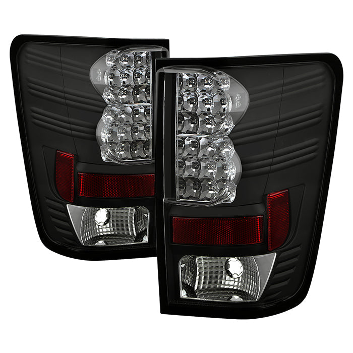 Spyder Nissan Titan 04-14 LED Tail Lights Black ALT-YD-NTI04-LED-BK 5070067