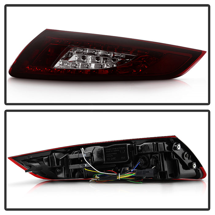 Spyder Porsche 997 05-08 LED Tail Lights Red Smoke ALT-YD-P99705-LED-RS 5037992