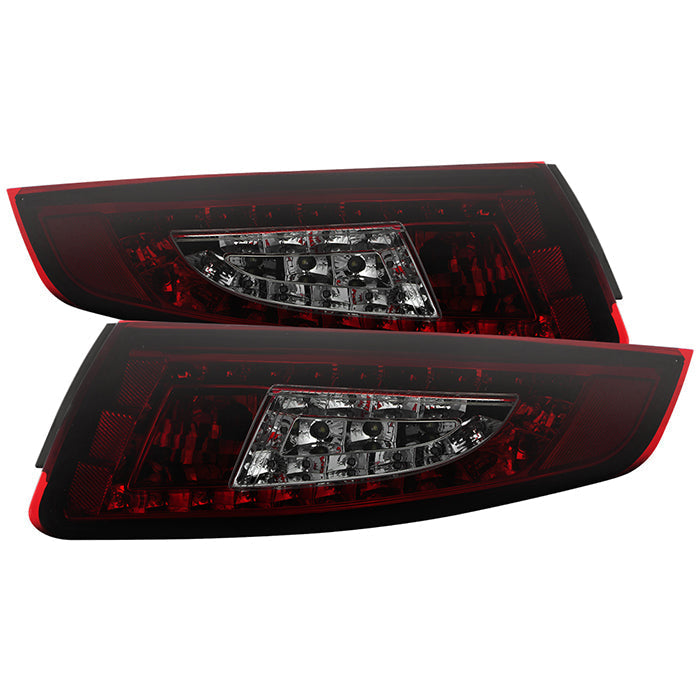 Spyder Porsche 997 05-08 LED Tail Lights Red Smoke ALT-YD-P99705-LED-RS 5037992