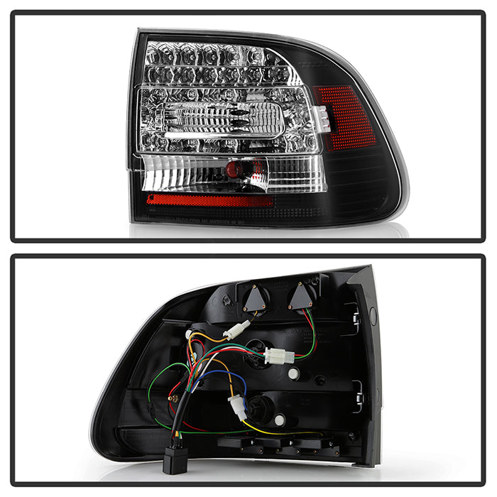 Spyder Porsche Cayenne 03-07 LED Tail Lights Black ALT-YD-PCAY03-LED-BK 5007063