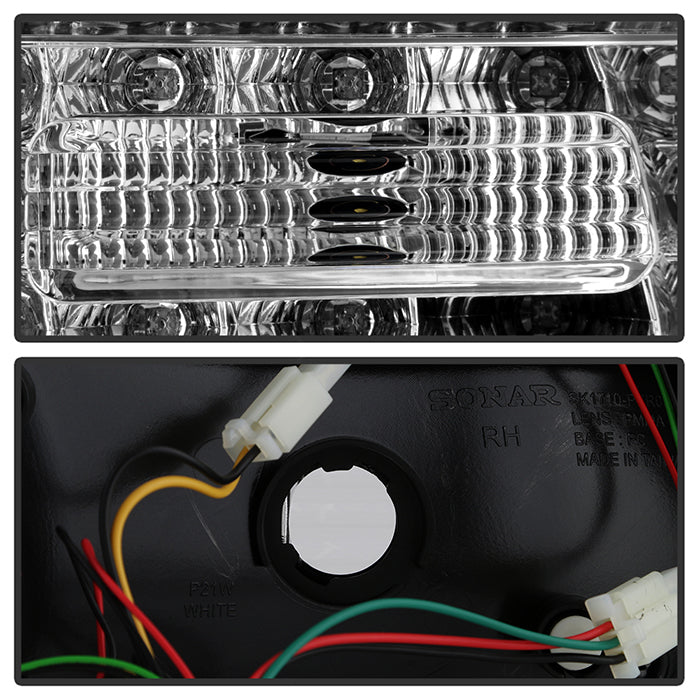 Spyder Porsche Cayenne 03-07 LED Tail Lights Black ALT-YD-PCAY03-LED-BK 5007063