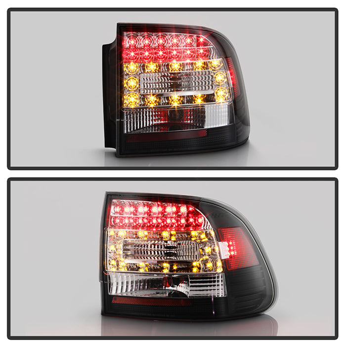 Spyder Porsche Cayenne 03-07 LED Tail Lights Black ALT-YD-PCAY03-LED-BK 5007063