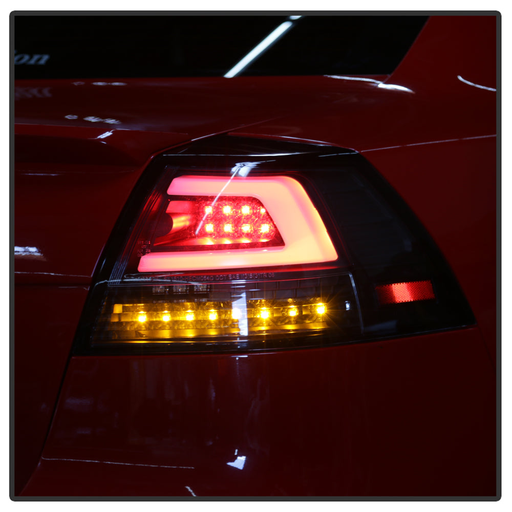 Spyder 08-09 Pontiac G8 Version 2 Light Bar LED Tail Lights - Black - ALT-YD-PG808V2-LB-BK 5086068