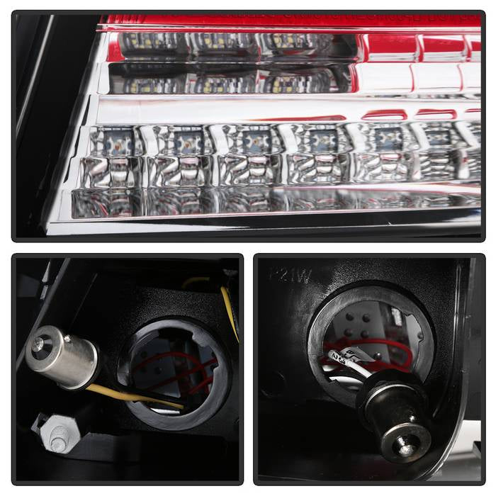 Spyder Pontiac G8 08-09 Version 2 Light Bar LED Tail Lights - Red Clear- ALT-YD-PG808V2-LB-RC 5086075