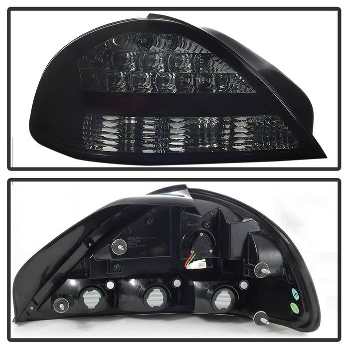 Spyder 99-05 Pontiac Grand Am LED Tail Lights - Black Smoke 5084309