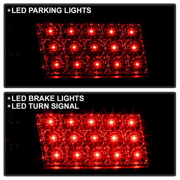 Spyder Pontiac Grand Prix 97-03 LED Tail Lights Black Smoke ALT-YD-PGP97-LED-BSM 5078230