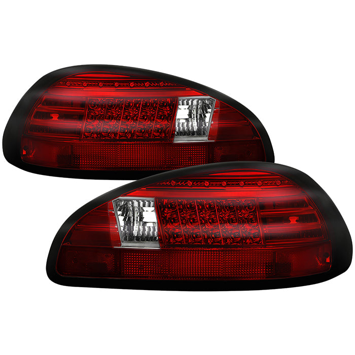 Spyder Pontiac Grand Prix 97-03 LED Tail Lights Red Clear ALT-YD-PGP97-LED-RC 5007162