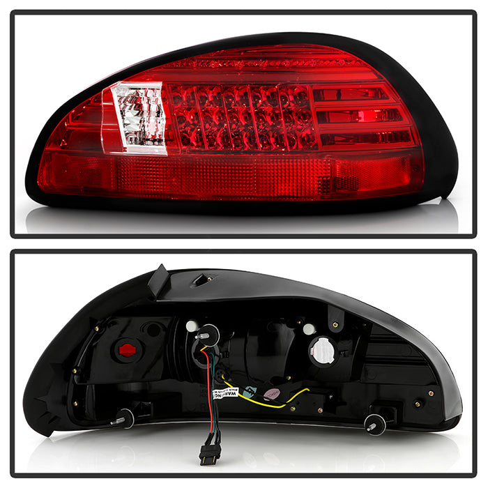 Spyder Pontiac Grand Prix 97-03 LED Tail Lights Red Clear ALT-YD-PGP97-LED-RC 5007162