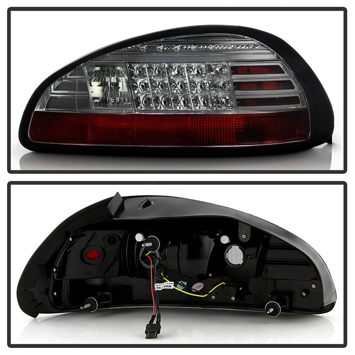 Spyder Pontiac Grand Prix 97-03 LED Tail Lights Smoke ALT-YD-PGP97-LED-SM 5007179