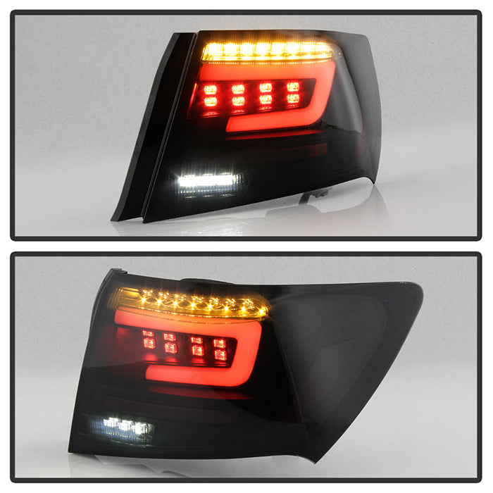 Spyder 08-11 Subaru Impreza WRX 4DR LED Tail Lights - Black Smoke ALT-YD-SI084D-LED-BSM 5087980