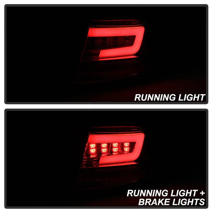Spyder 08-11 Subaru Impreza WRX 4DR LED Tail Lights - Red Clear ALT-YD-SI084D-LED-RC 5087973