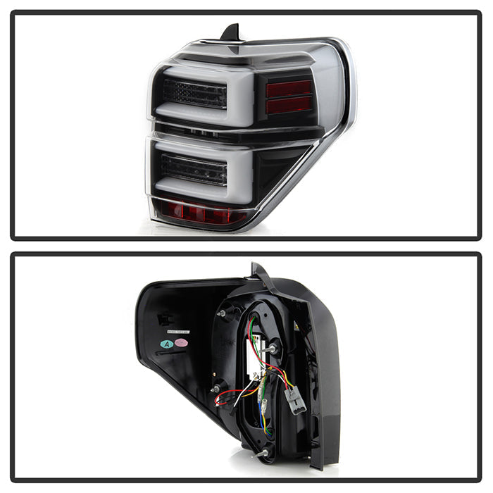 Spyder Toyota 4Runner 10-14 LED Tail Lights - Sequential Turn Signal - Black ALT-YD-T4R10-SEQ-BK 5087812