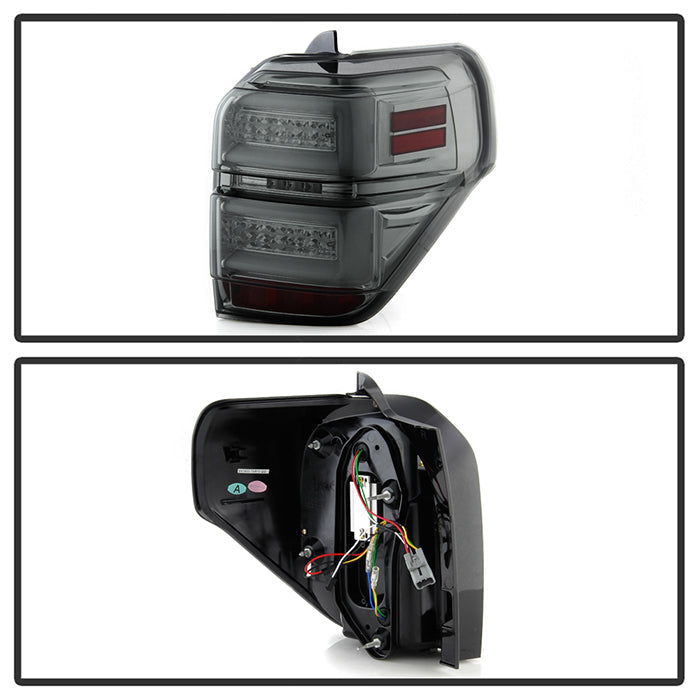 Spyder Toyota 4Runner 10-14 LED Tail Lights - Sequential Turn Signal - Smoke ALT-YD-T4R10-SEQ-SM 5087829