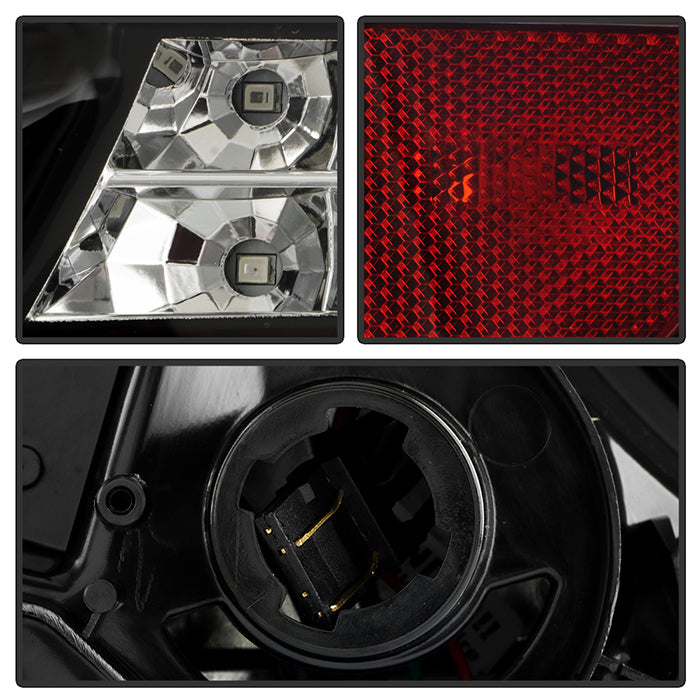 Spyder Toyota Camry 12-14 Light Bar LED Tail Lights Black ALT-YD-TC12-LBLED-BK 5079411