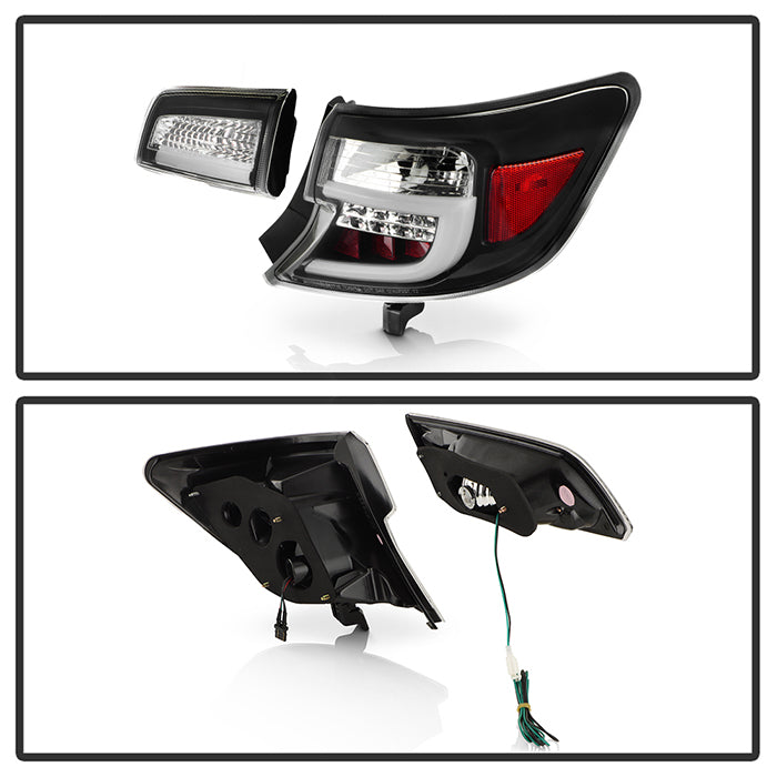Spyder Toyota Camry 12-14 Light Bar LED Tail Lights Black ALT-YD-TC12-LBLED-BK 5079411