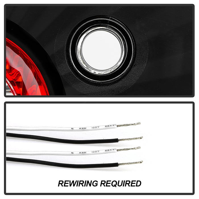 Spyder Toyota Corolla 93-97 Euro Style Trunk Tail Lights Black ALT-YD-TC93-TR-BK 5007438