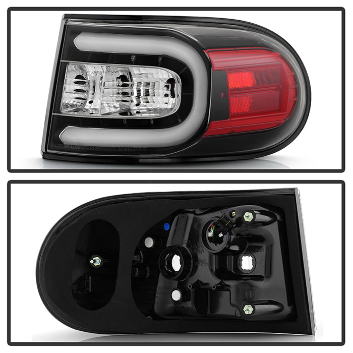 Spyder Toyota FJ Cruiser 07-13 Light Bar LED Tail Lights Black ALT-YD-TFJ07-LBLED-BK 5079442