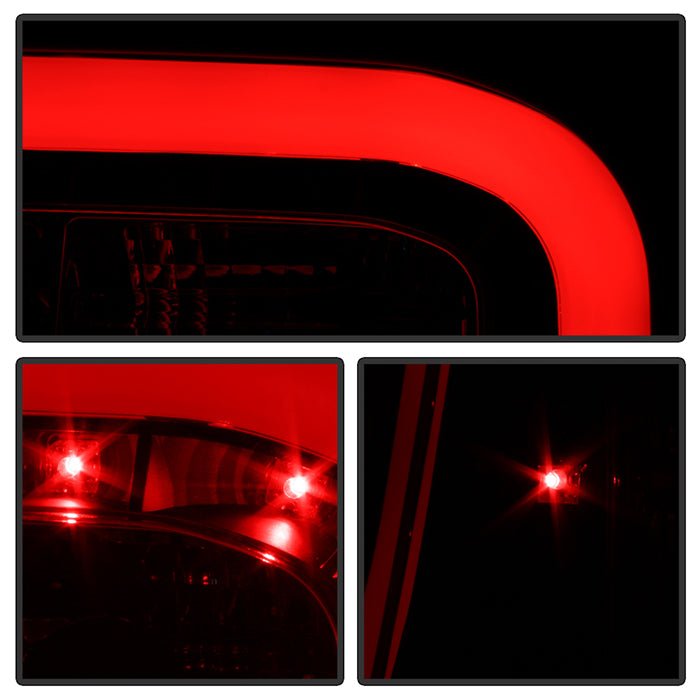 Spyder Toyota FJ Cruiser 07-13 Light Bar LED Tail Lights Black ALT-YD-TFJ07-LBLED-BK 5079442