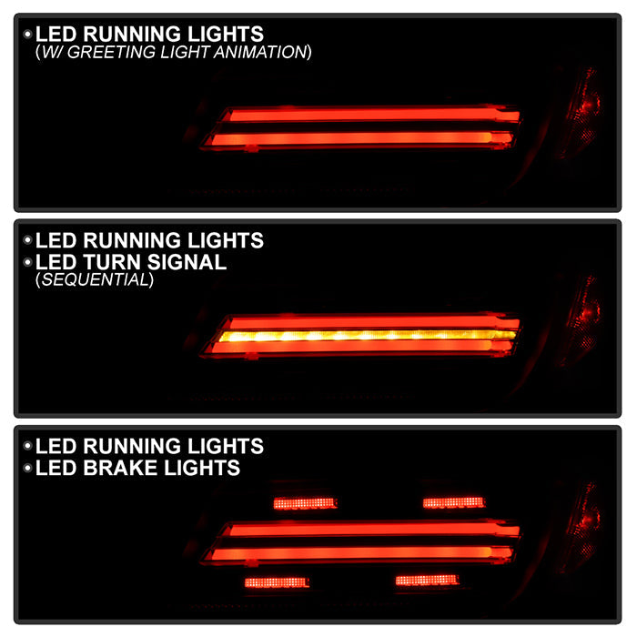SPYDER Apex 22-24 Toyota GR86/BRZ Full LED Tail Lights - Black (ALT-YD-TGR8622-SEQGR-BK) 5088918
